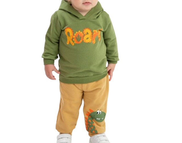 Conjunto Fashionk Bebe Masculino Moletom Capuz