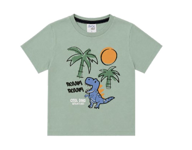 Camiseta Zhor Primeiros Passos Masculina Manga Curta Malha