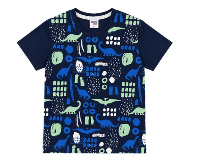 Camiseta Zhor Infantil Masculina Manga Curta Malha