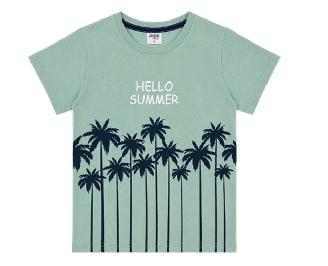 Camiseta Zhor Infantil Masculina Manga Curta Malha
