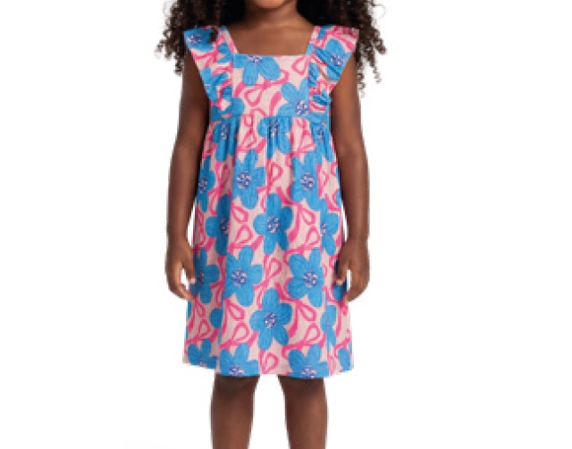 Vestido Ralakids Primeiros Passos Regata Sublimado