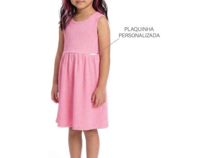 Vestido Ralakids Infantil Regata Anarruga