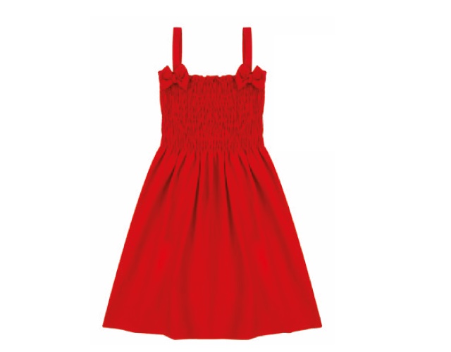 Vestido Jaki Infantil Alça Cotton Lastex
