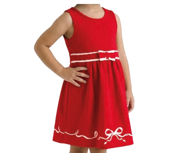 Vestido Lecimar Primeiros Passos Regata Malha Trabalhada