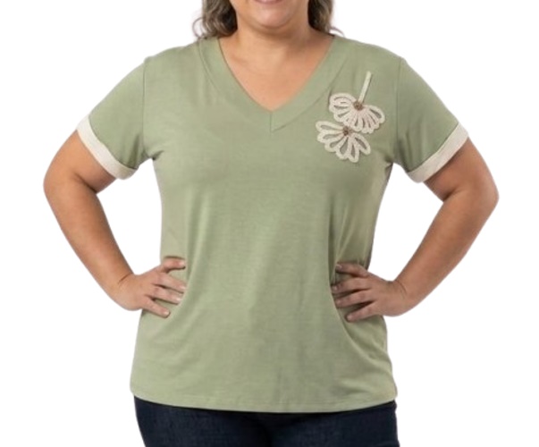 Blusa Sobmedida Adulto Extra Grande Feminina Manga Curta Viscolycra