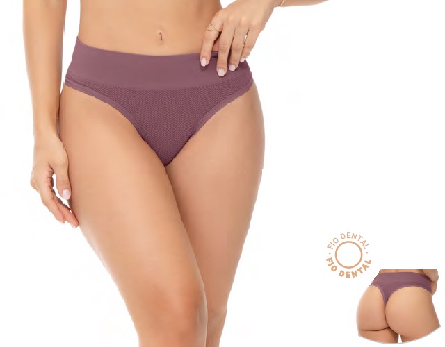 Tanga Zeerucci Adulto Jacquard Fio-dental S/costura