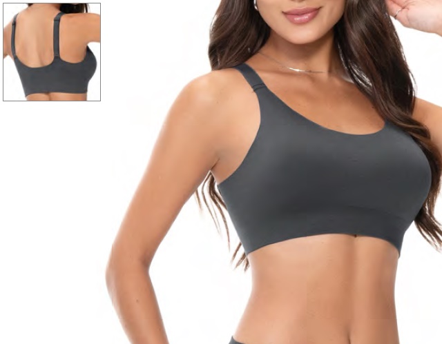Top Zeerucci Adulto Feminino Alça Poliamida S/costura