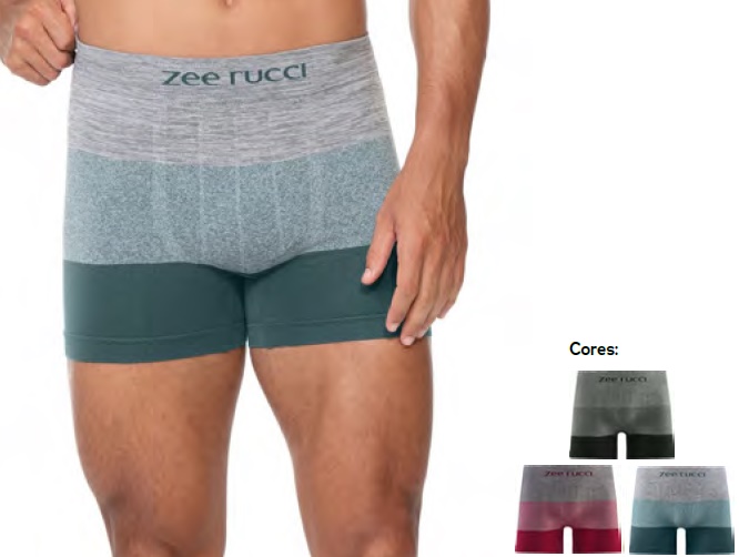 Cueca-boxer Zeerucci Adulto Poliamida S/costura