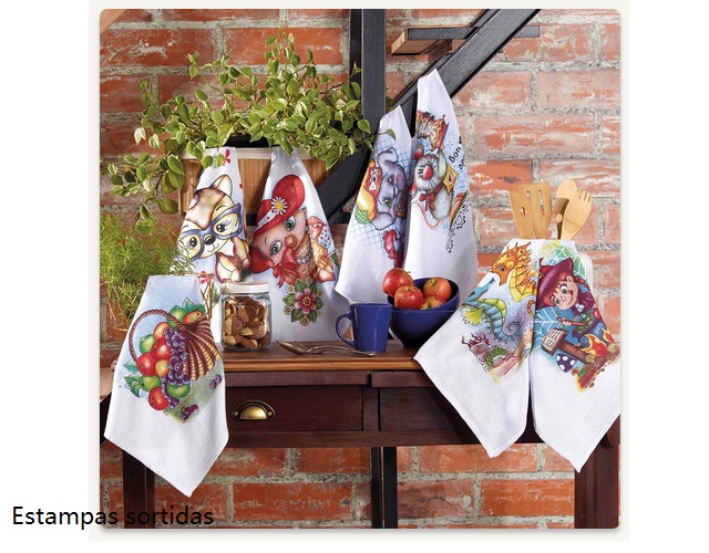 Pano-copa Dianneli Gourmet Sortido (45x65cm)