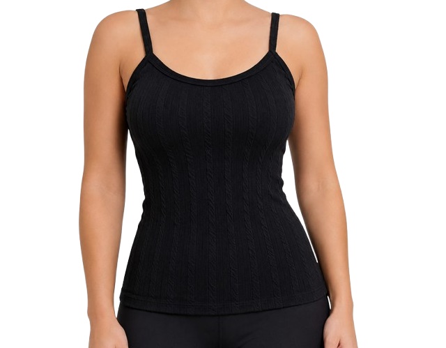 Blusa Armando Adulto Feminina Alça Canelado Trabalhado