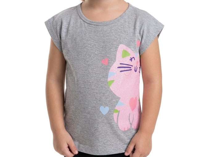 Blusa Nanny Primeiros Passos Feminina Manga Japonesa Malha