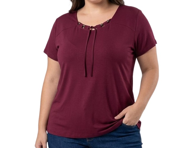 Blusa 7linhas Adulto Extra Grande Feminina Manga Curta Viscolycra