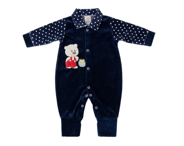 Macacão Seven Bebe Masculino Longo Plush