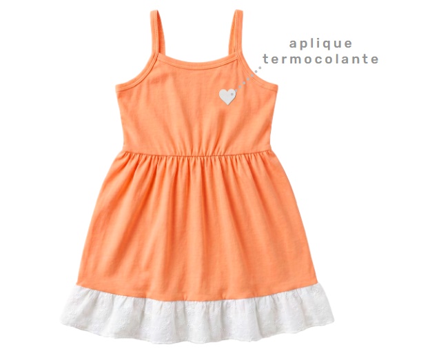 Vestido Pegalegal Primeiros Passos Alça Malha Lese
