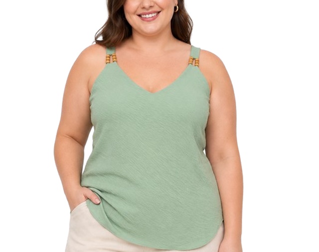 Blusa Vestbem Adulto Extra Grande Feminina Regata Duna