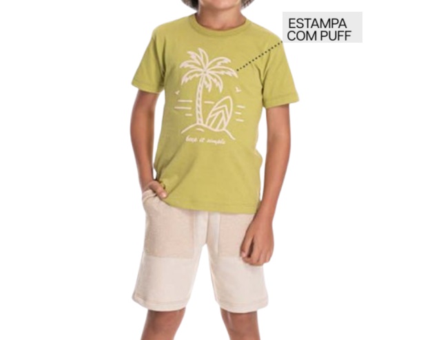 Conjunto Pimentinha Infantil Masculino Manga Curta Malha