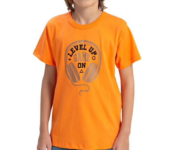 Camiseta Fashionk Juvenil Masculina Manga Curta Malha