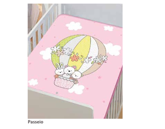 Cobertor Colibri Bebe Feminino Lepetit 0,80x1,10m