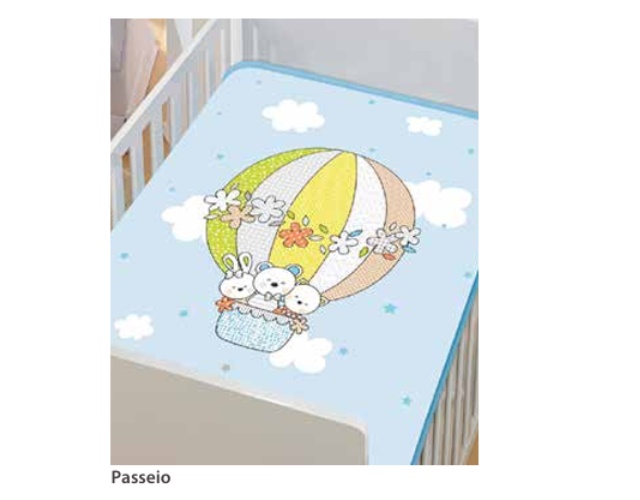 Cobertor Colibri Bebe Masculino Lepetit 0,80x1,10m