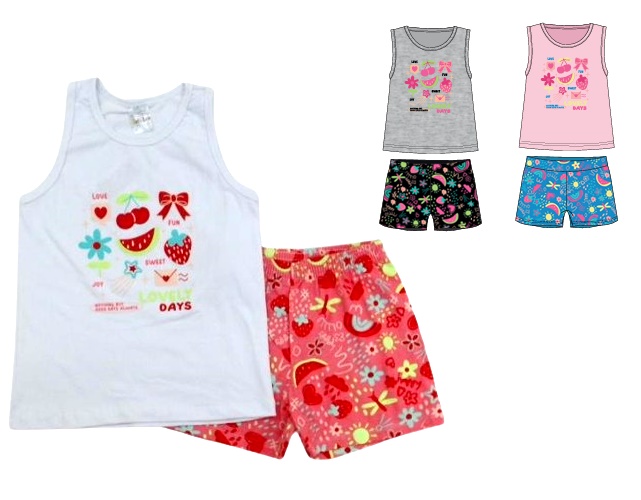 Conjunto Catolele Juvenil Feminino Regata Cotton Short