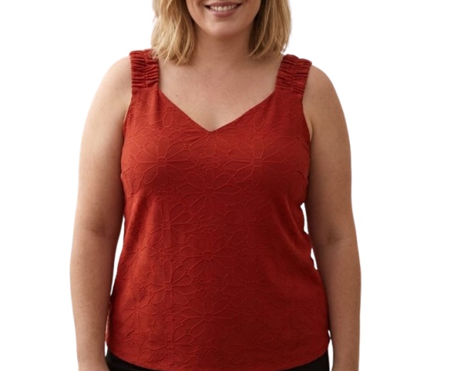 Blusa Armando Adulto Extra Grande Feminina Regata Poliéster Lesi