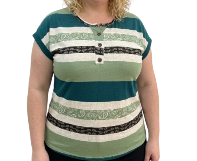 Blusa 7linhas Adulto Extra Grande Feminina Manga Japonesa Viscolycra Estampada
