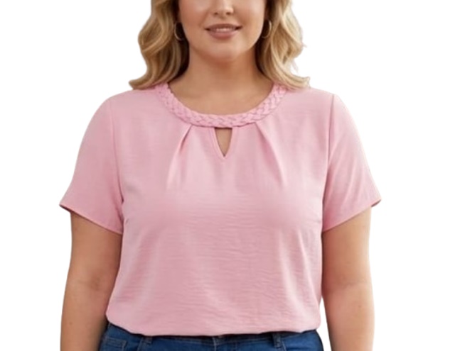 Blusa Armando Adulto Extra Grande Feminina Manga Curta Duna