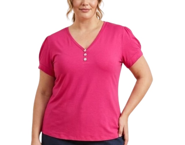 Blusa Armando Adulto Extra Grande Feminina Manga Curta Viscolycra