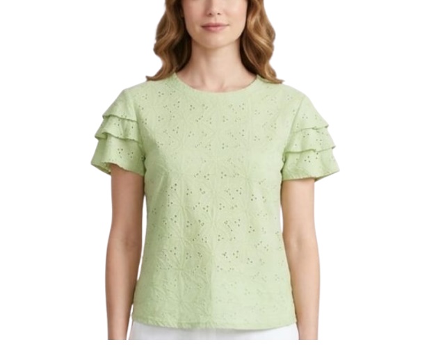 Blusa Armando Adulto Feminina Manga Curta Poliéster Lesi
