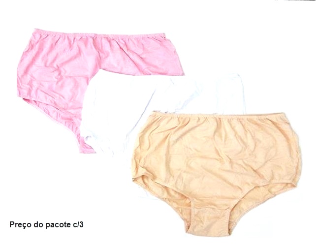 Calcinha Kellynha Ad Exg Alg Lisa (c/3)