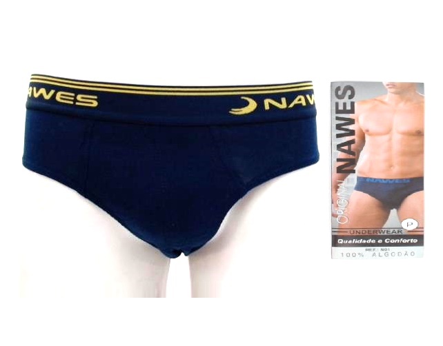 Cueca Nawes Adulto Algodão Elástico Personalizado (c/3)