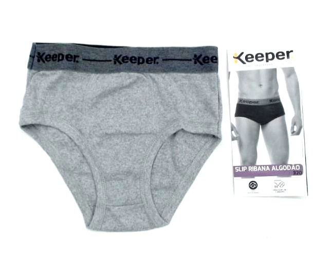 Cueca Keeper Adulto Ribana Elástico Personalizado (c/3)