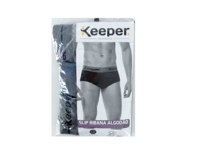 Cueca Keeper Ad Ribana Elástico Pers (c/3)